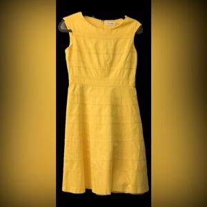 Marvin Richards Strapless Yellow Dress